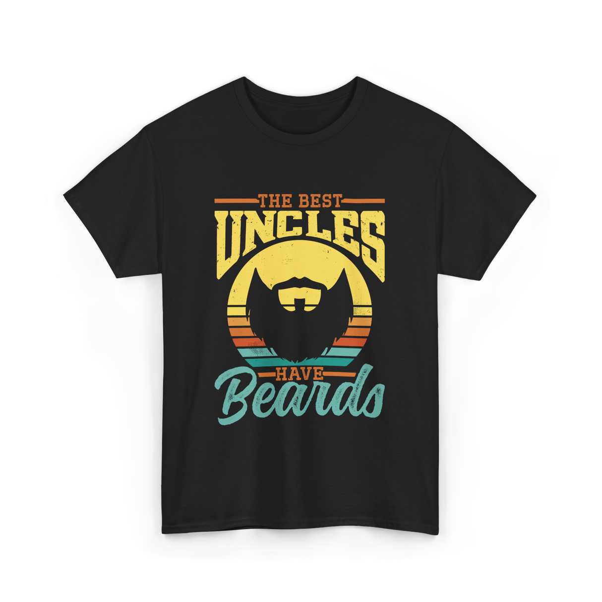 The Best Uncles Beards Men T-Shirt - Black