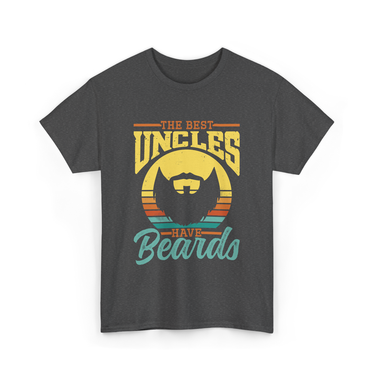 The Best Uncles Beards Men T-Shirt - Dark Heather