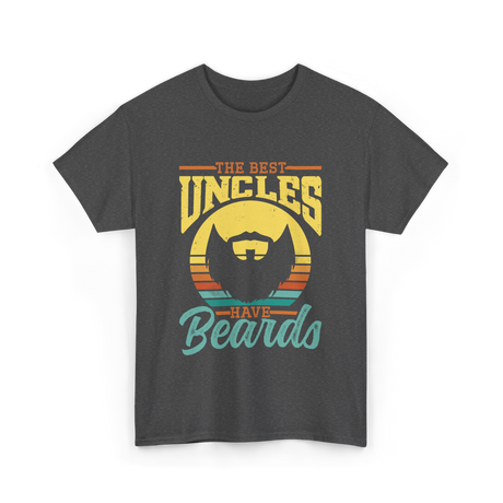 The Best Uncles Beards Men T-Shirt - Dark Heather