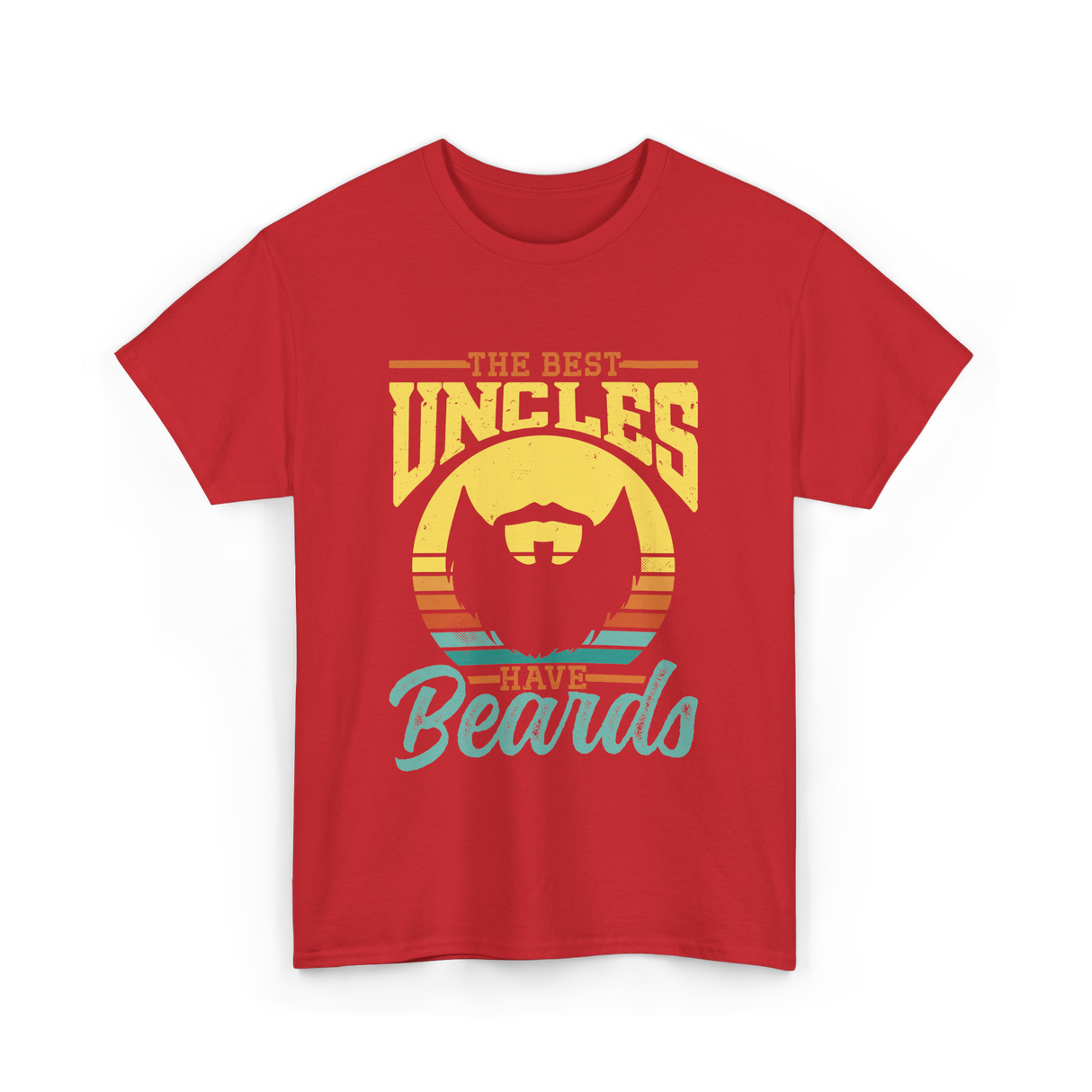 The Best Uncles Beards Men T-Shirt - Red