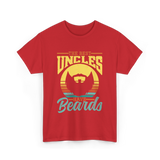 The Best Uncles Beards Men T-Shirt - Red