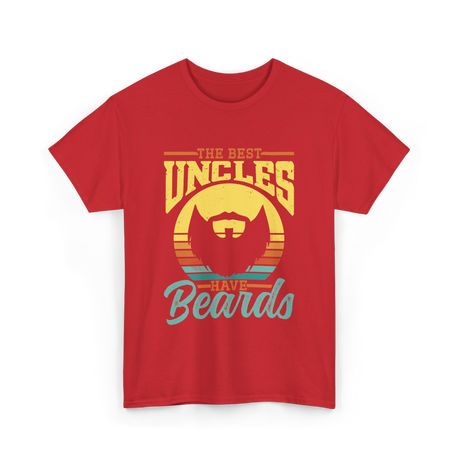 The Best Uncles Beards Men T-Shirt - Red