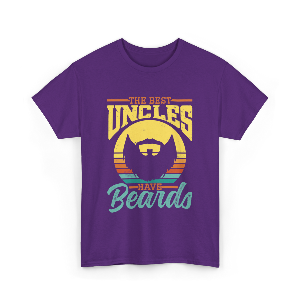 The Best Uncles Beards Men T-Shirt - Purple