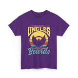 The Best Uncles Beards Men T-Shirt - Purple