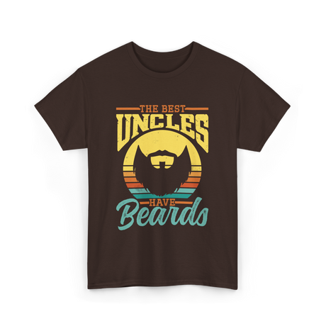 The Best Uncles Beards Men T-Shirt - Dark Chocolate