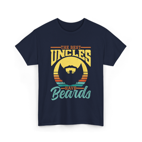 The Best Uncles Beards Men T-Shirt - Navy