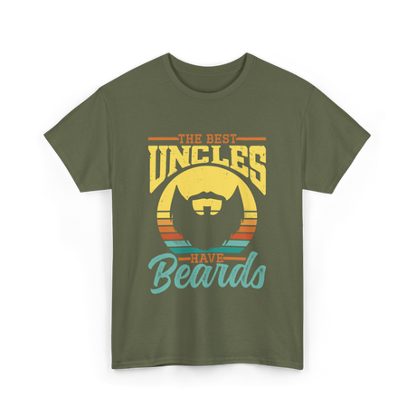 The Best Uncles Beards Men T-Shirt - Military Green