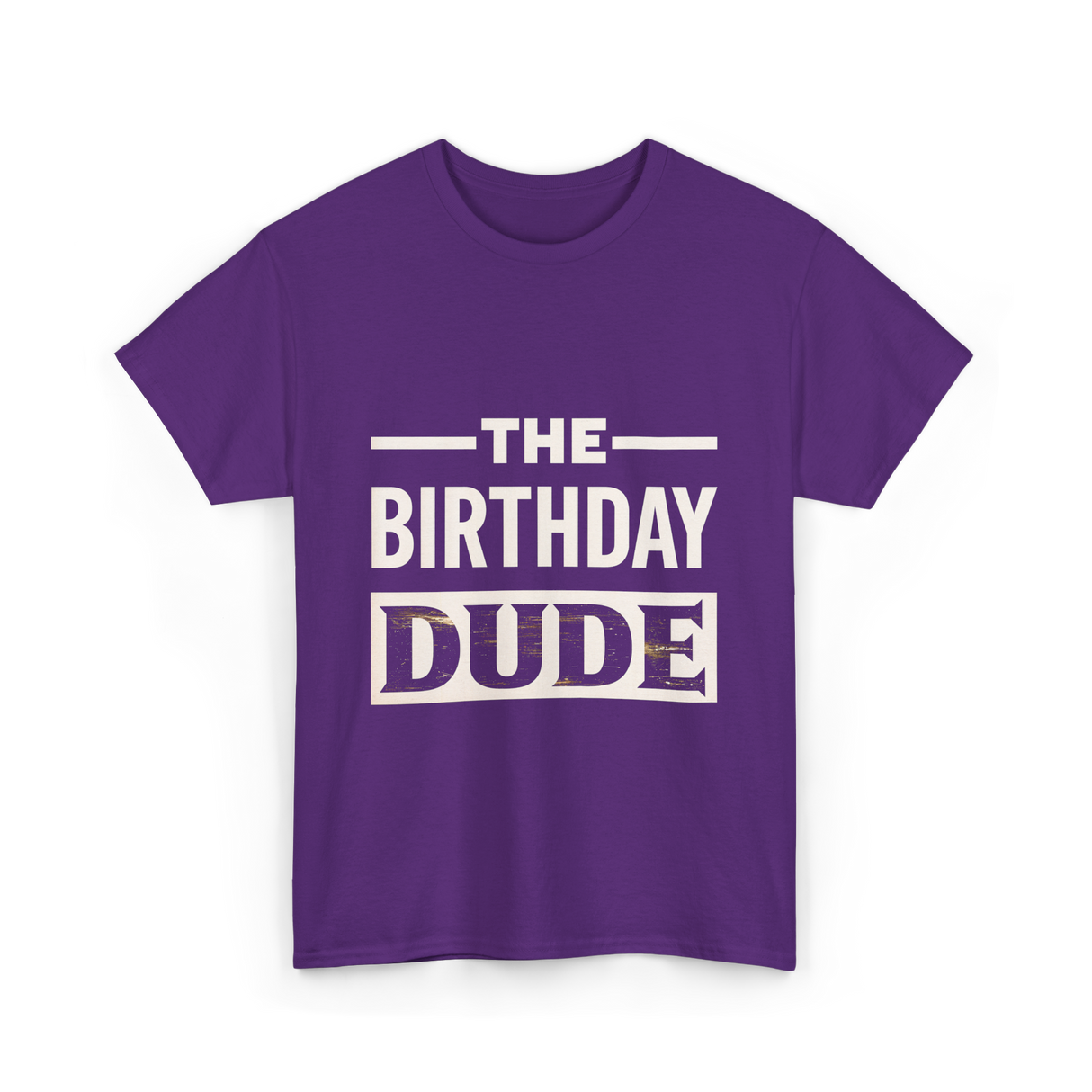 The Birthday Dude Birthday T-Shirt - Purple