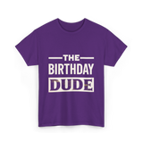 The Birthday Dude Birthday T-Shirt - Purple