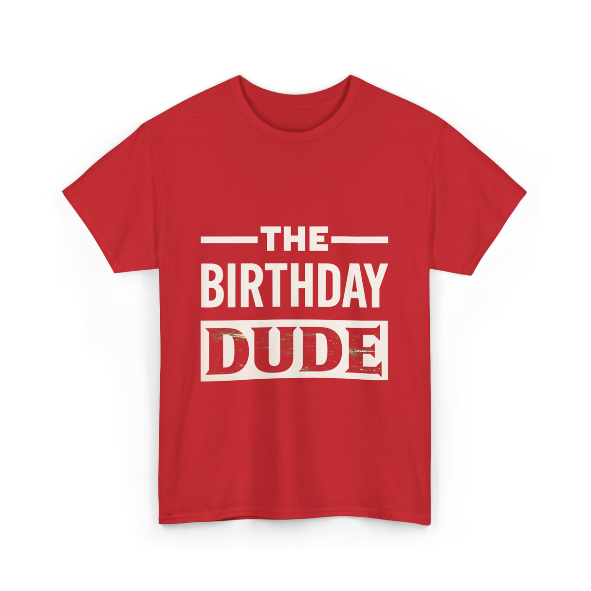 The Birthday Dude Birthday T-Shirt - Red