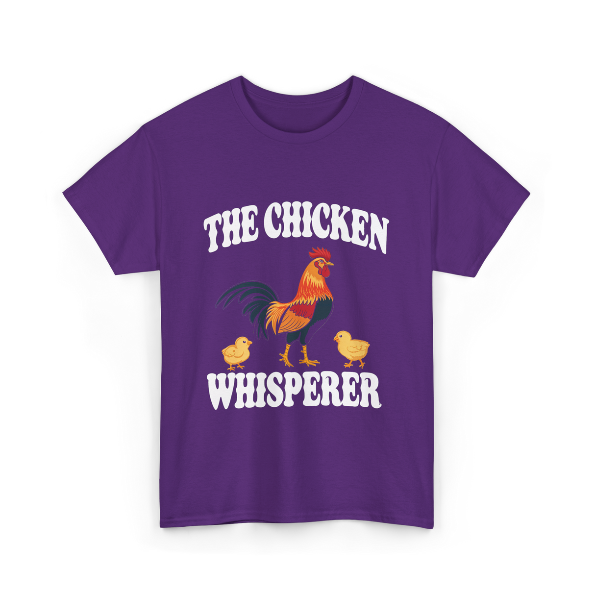 The Chicken Whisperer Chicken Keeper T-Shirt - Purple