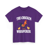 The Chicken Whisperer Chicken Keeper T-Shirt - Purple