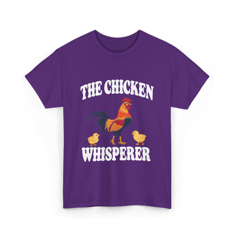 The Chicken Whisperer Chicken Keeper T-Shirt - Purple