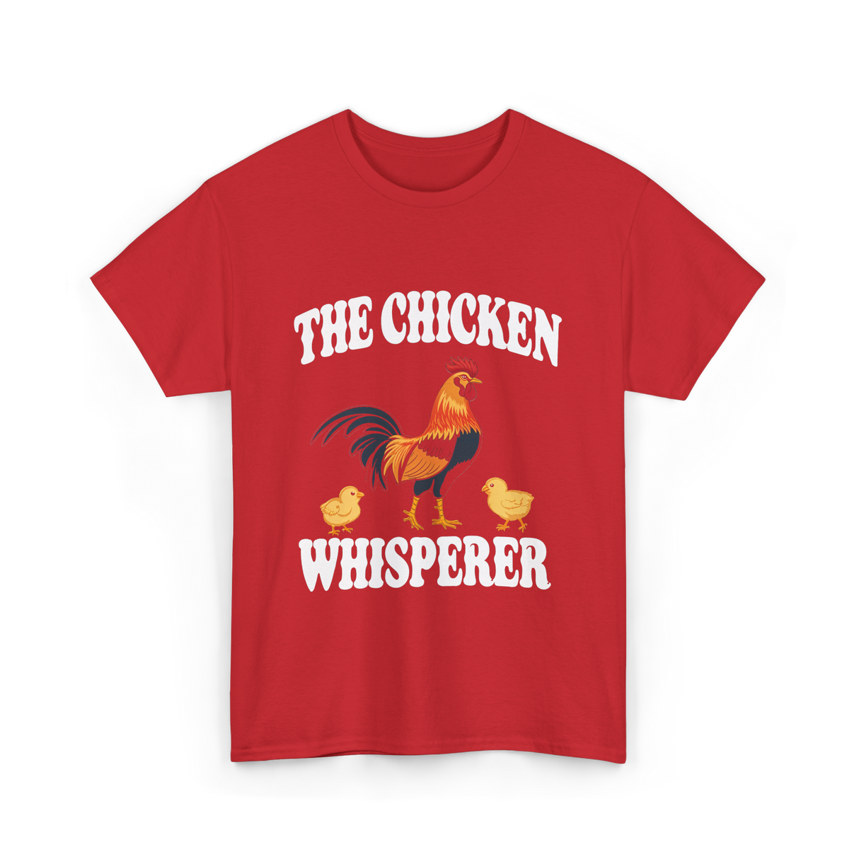 The Chicken Whisperer Chicken Keeper T-Shirt - Red