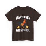 The Chicken Whisperer Chicken Keeper T-Shirt - Dark Chocolate