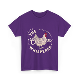 The Chicken Whisperer Chicken Lover T-Shirt - Purple