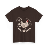 The Chicken Whisperer Chicken Lover T-Shirt - Dark Chocolate