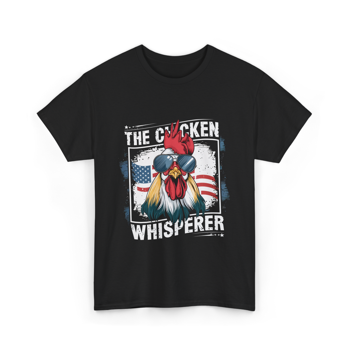 The Chicken Whisperer Chicken T-Shirt - Black