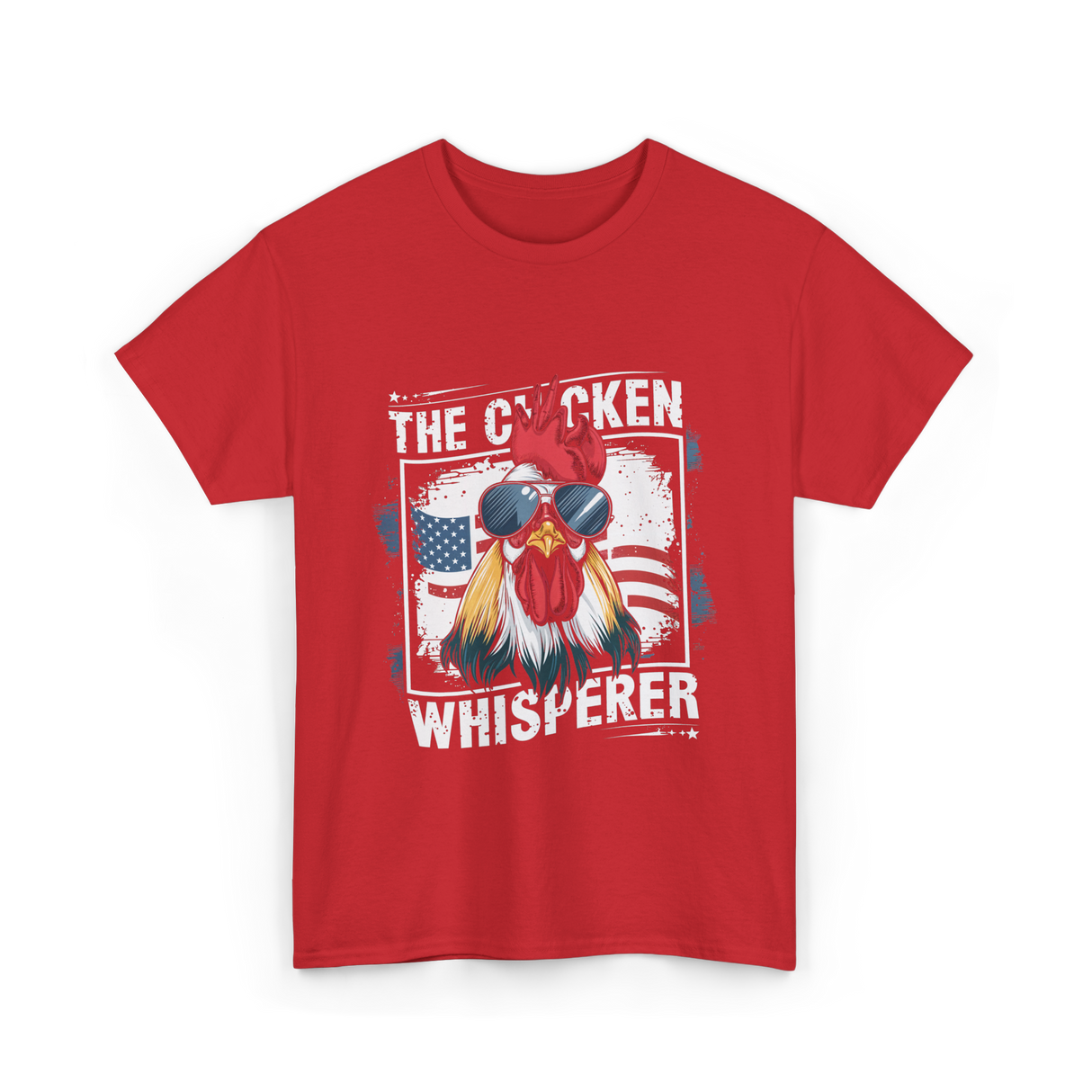 The Chicken Whisperer Chicken T-Shirt - Red