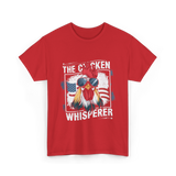 The Chicken Whisperer Chicken T-Shirt - Red