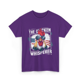 The Chicken Whisperer Chicken T-Shirt - Purple