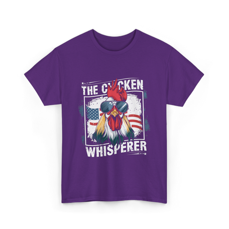 The Chicken Whisperer Chicken T-Shirt - Purple