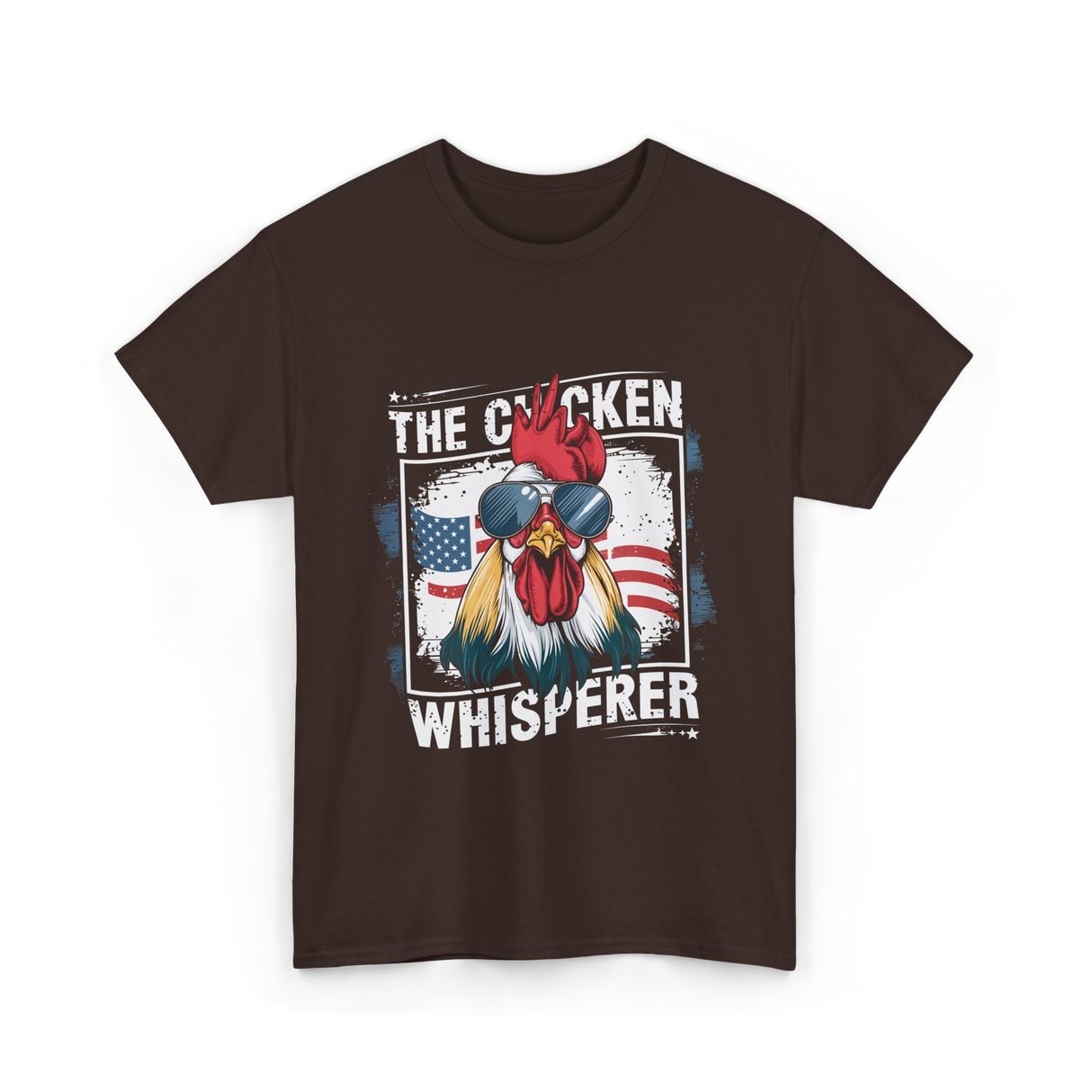 The Chicken Whisperer Chicken T-Shirt - Dark Chocolate