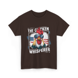 The Chicken Whisperer Chicken T-Shirt - Dark Chocolate