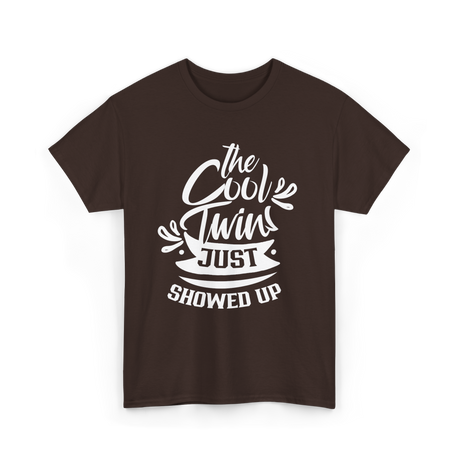 the cool twins just twins T-Shirt - Dark Chocolate