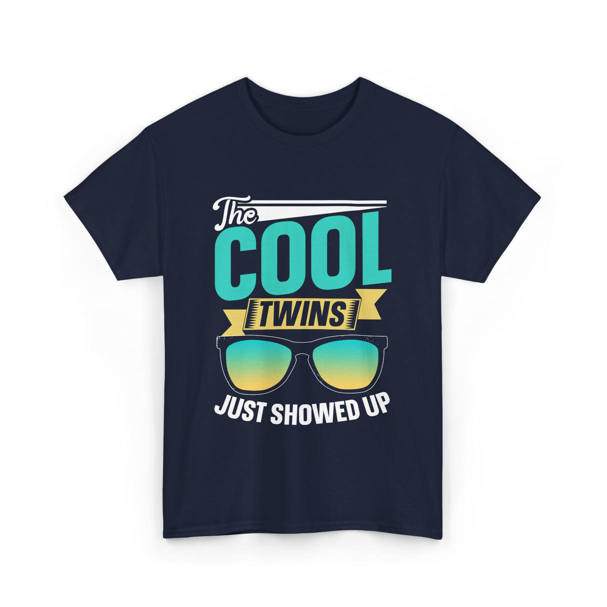 The Cool Twins Twin Style T-Shirt - Navy