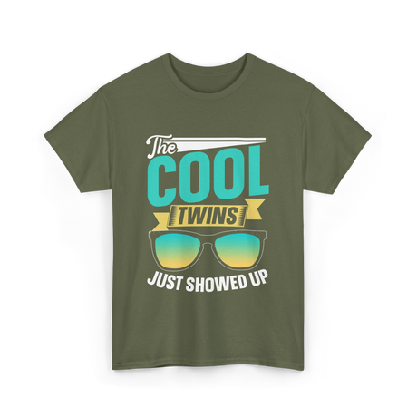 The Cool Twins Twin Style T-Shirt - Military Green