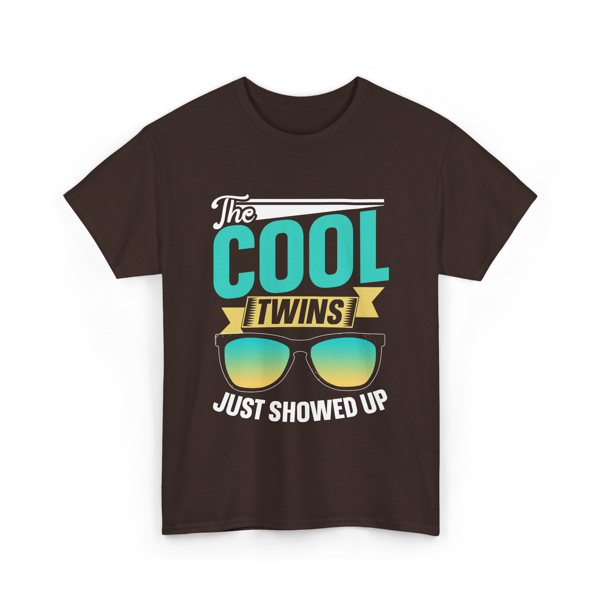 The Cool Twins Twin Style T-Shirt - Dark Chocolate