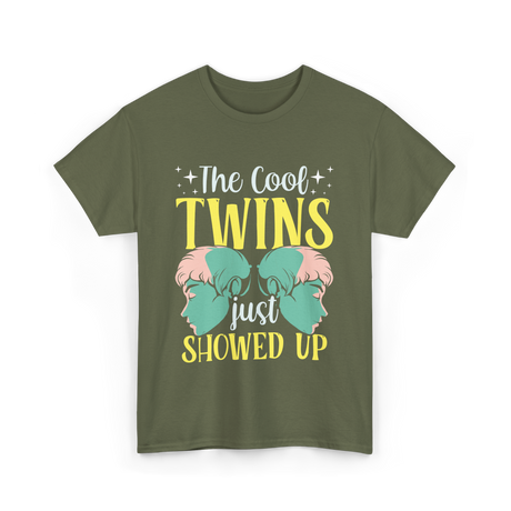 The Cool Twins Twin T-Shirt - Military Green