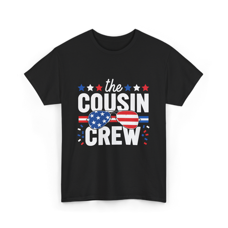 the Cousin Crew Patriotic Family T-Shirt - Black