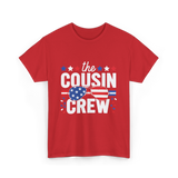 the Cousin Crew Patriotic Family T-Shirt - Red