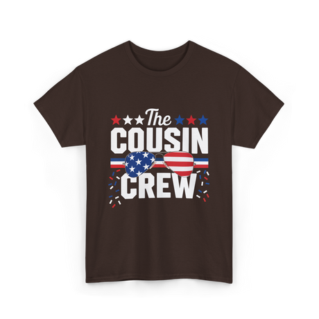 The Cousin Crew Patriotic Family T-Shirt - Dark Chocolate