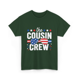 the Cousin Crew Patriotic Family T-Shirt - Forest Green