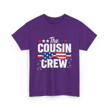 The Cousin Crew Patriotic Family T-Shirt - Purple