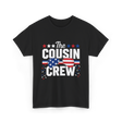 The Cousin Crew Patriotic Family T-Shirt - Black