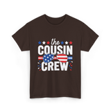 the Cousin Crew Patriotic Family T-Shirt - Dark Chocolate