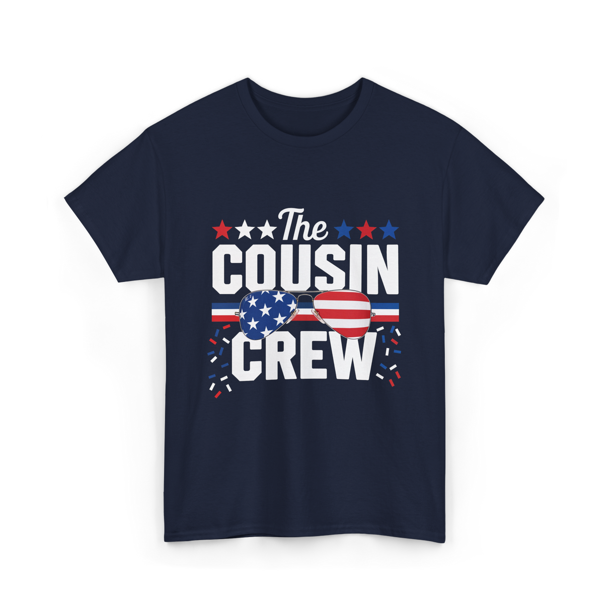 The Cousin Crew Patriotic Family T-Shirt - Navy