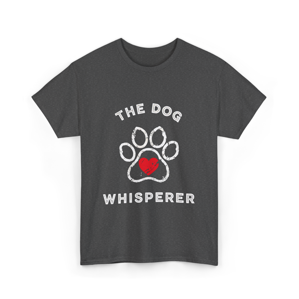 The Dog Whisperer Dog Lover T-Shirt - Dark Heather