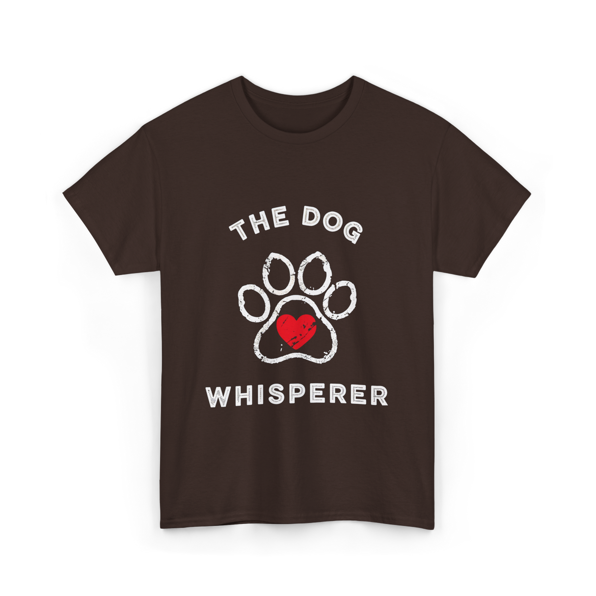 The Dog Whisperer Dog Lover T-Shirt - Dark Chocolate