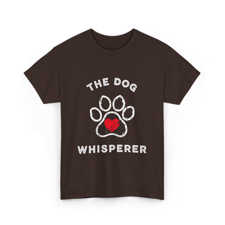 The Dog Whisperer Dog Lover T-Shirt - Dark Chocolate