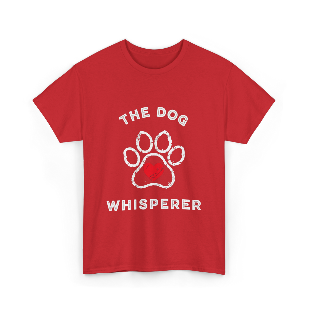 The Dog Whisperer Dog Lover T-Shirt - Red