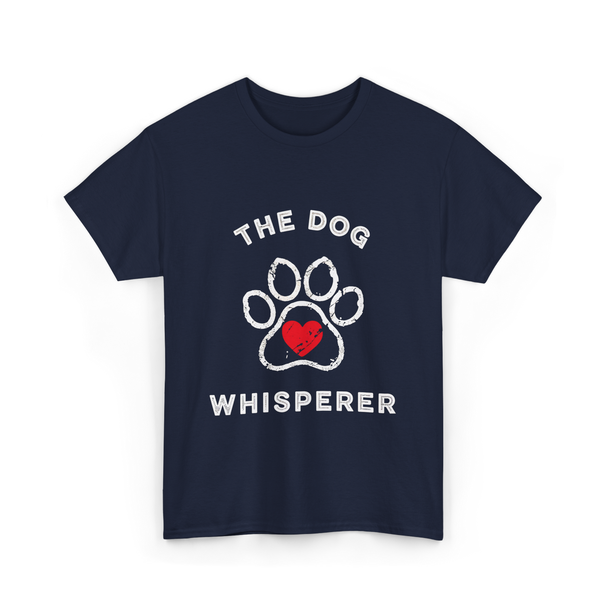 The Dog Whisperer Dog Lover T-Shirt - Navy