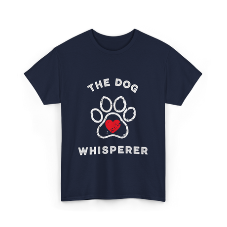 The Dog Whisperer Dog Lover T-Shirt - Navy