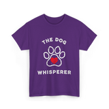 The Dog Whisperer Dog Lover T-Shirt - Purple