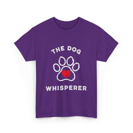 The Dog Whisperer Dog Lover T-Shirt - Purple