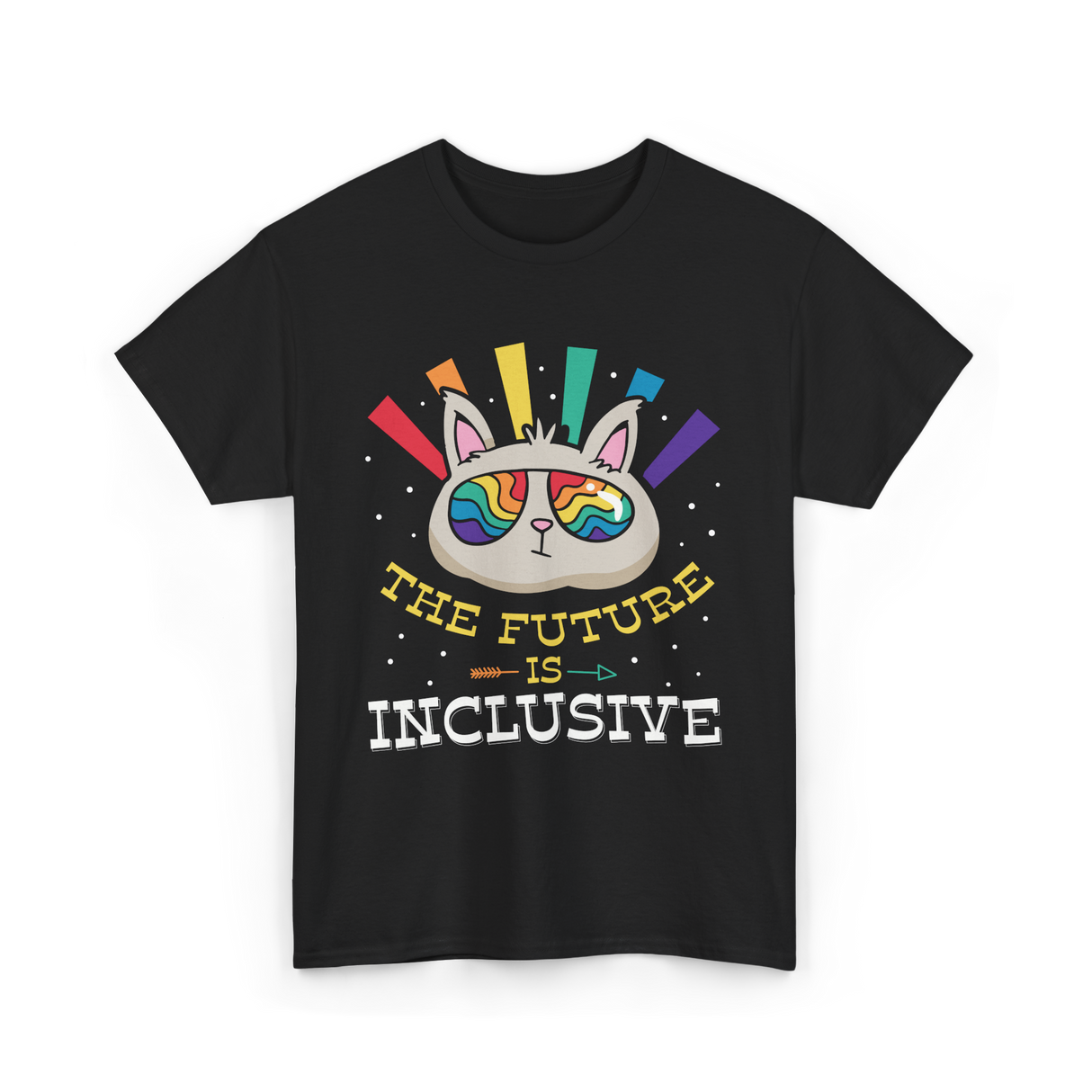 The Future Is Inclusive Pride T-Shirt - Black